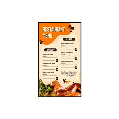 디지털 메뉴판에 제가 직접 찍은 이미지를 사용할 수 있나요?