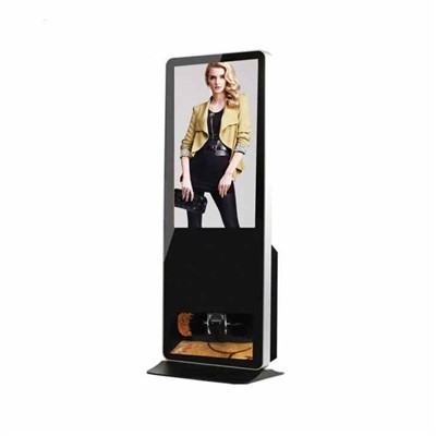 구두 광택기 청소 기계가 포함된 LCD 디지털 간판